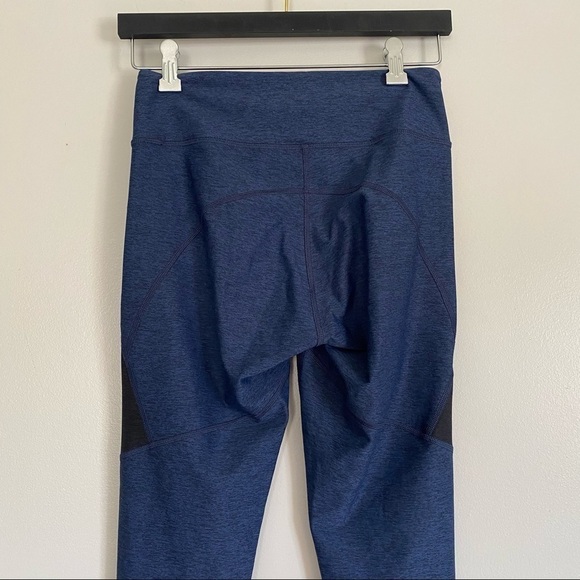 OUTDOOR VOICES Two Tone Blue Black Leggings Small - Picture 7 of 8